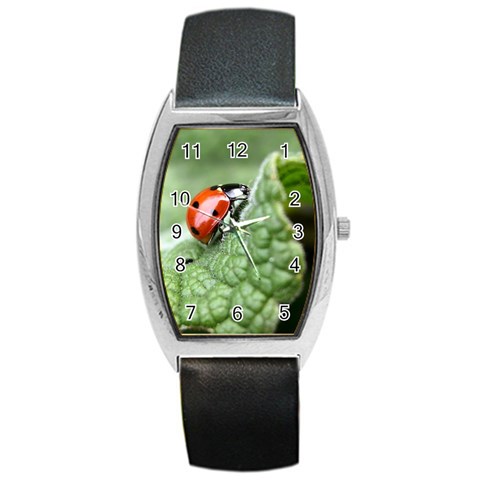 Nature Barrel Style Metal Watch from ArtsNow.com Front