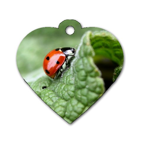 Nature Dog Tag Heart (One Side) from ArtsNow.com Front