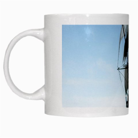 BattleShip White Mug from ArtsNow.com Left