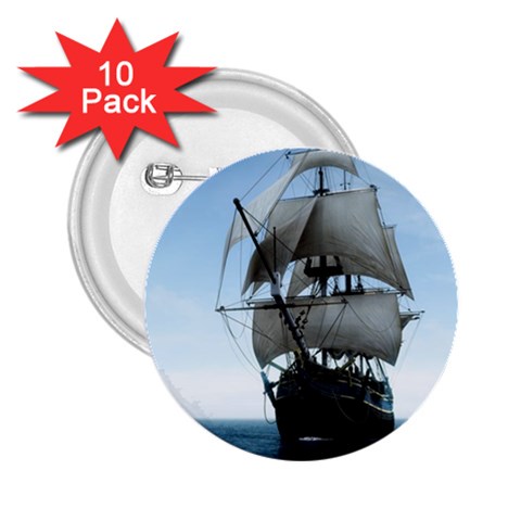 BattleShip 2.25  Button (10 pack) from ArtsNow.com Front