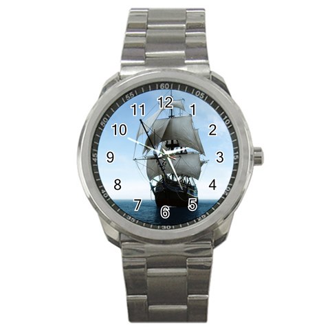 BattleShip Sport Metal Watch from ArtsNow.com Front