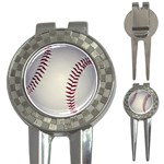 Baseball 3-in-1 Golf Divot