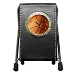 Basketball Pen Holder Desk Clock