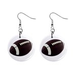 Football 1  Button Earrings