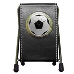 Soccer Ball Pen Holder Desk Clock