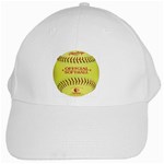 Softball White Cap