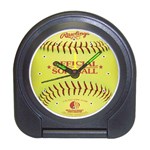 Softball Travel Alarm Clock