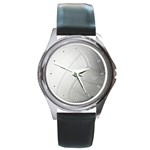 Volleyball Round Metal Watch