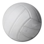 Volleyball Round Mousepad