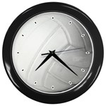 Volleyball Wall Clock (Black)