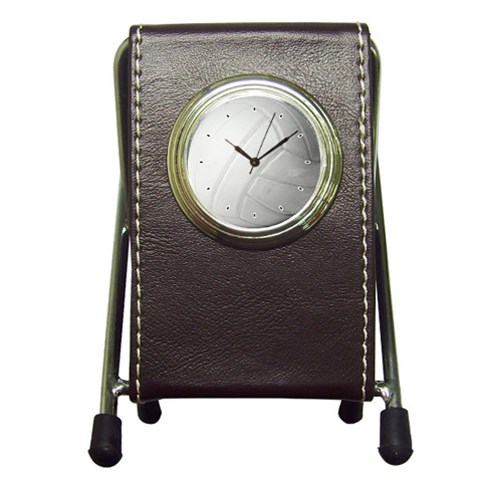 Volleyball Pen Holder Desk Clock from ArtsNow.com Front