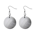 Volleyball 1  Button Earrings