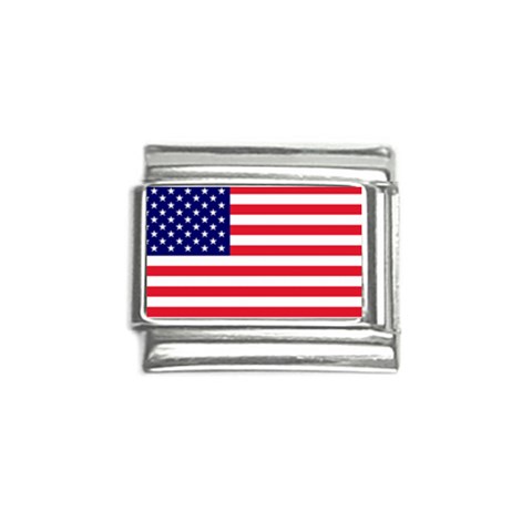 American Flag USA Italian Charm (9mm) from ArtsNow.com Front