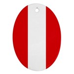 Austrian Flag Austria Ornament (Oval)