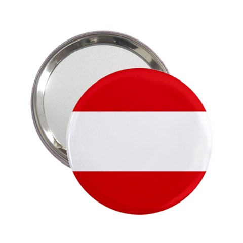 Austrian Flag Austria 2.25  Handbag Mirror from ArtsNow.com Front