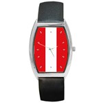 Austrian Flag Austria Barrel Style Metal Watch