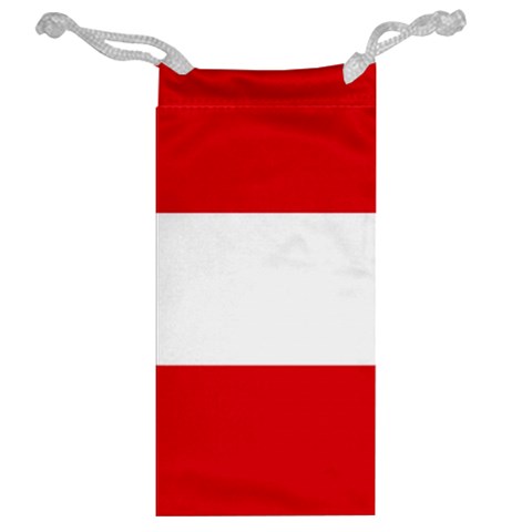 Austrian Flag Austria Jewelry Bag from ArtsNow.com Back