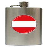 Austrian Flag Austria Hip Flask (6 oz)