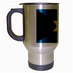 Bahamian Flag Bahamas Travel Mug (Silver Gray)