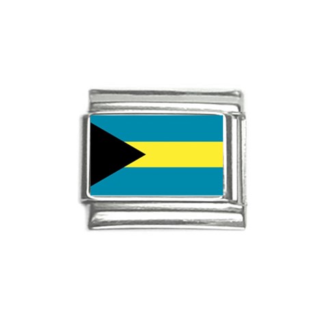 Bahamian Flag Bahamas Italian Charm (9mm) from ArtsNow.com Front