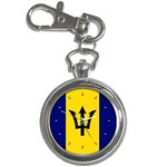 Barbados Flag Key Chain Watch