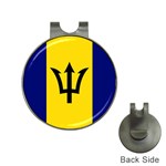 Barbados Flag Golf Ball Marker Hat Clip