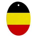 Belgian Flag Belgium Ornament (Oval)