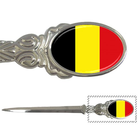 Belgian Flag Belgium Letter Opener from ArtsNow.com Front