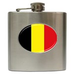 Belgian Flag Belgium Hip Flask (6 oz)