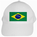 Brazilian Flag Brazil White Cap