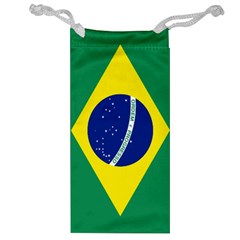 Brazilian Flag Brazil Jewelry Bag from ArtsNow.com Front