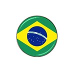 Brazilian Flag Brazil Hat Clip Ball Marker