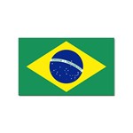 Brazilian Flag Brazil Sticker (Rectangular)