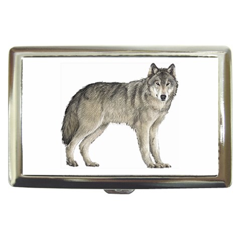 Wolf Cigarette Money Case from ArtsNow.com Front