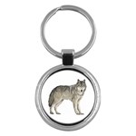 Wolf Key Chain (Round)