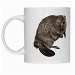 Beaver White Mug