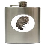 Beaver Hip Flask (6 oz)