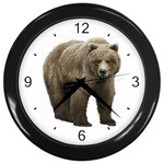 Bear Wall Clock (Black)