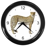 Cheetah Wall Clock (Black)