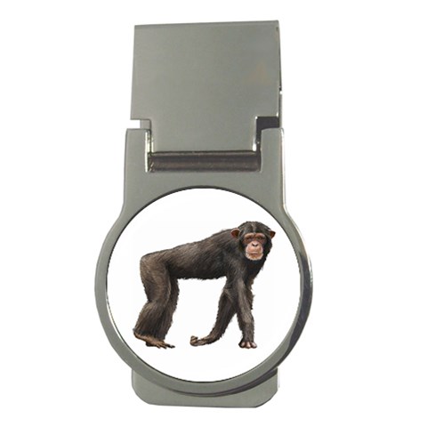 Chimpanzee Money Clip (Round) from ArtsNow.com Front