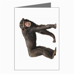 Chimpanzee Greeting Cards (Pkg of 8) from ArtsNow.com Left