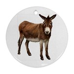 Donkey Ornament (Round)