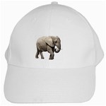 Elephant White Cap