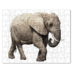 Elephant Jigsaw Puzzle (Rectangular)