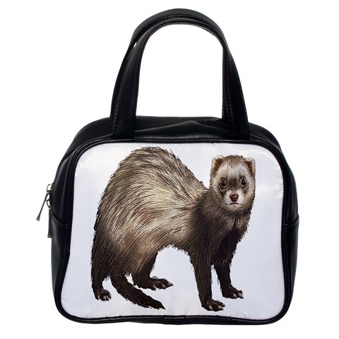 Ferret Classic Handbag (Two Sides) from ArtsNow.com Back