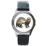 Ferret Round Metal Watch