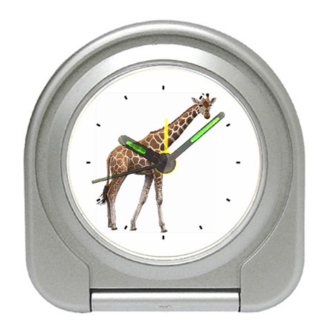 Giraffe Travel Alarm Clock from ArtsNow.com Front