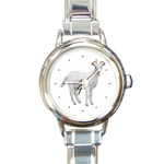 Goat Round Italian Charm Watch