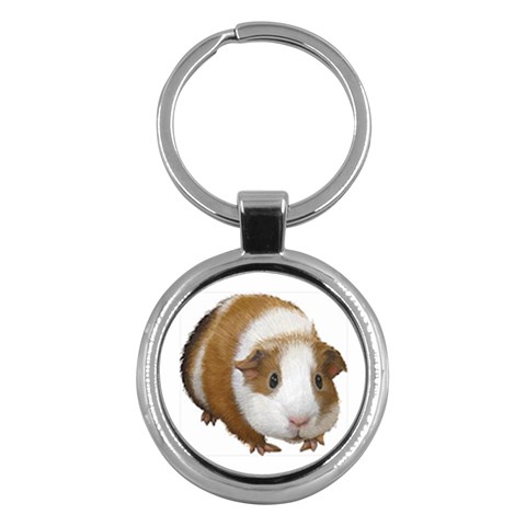 Guinea Pig Key Chain (Round) from ArtsNow.com Front