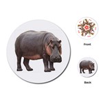 Hippopotamus Playing Cards (Round)